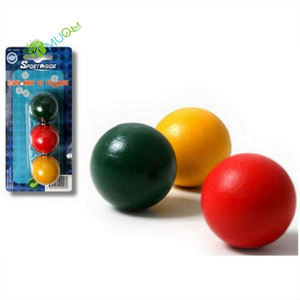 YumuQ 3 cm Accessoires <span class=keywords><strong>de</strong></span> Pétanque en Bois Naturel, Jeux <span class=keywords><strong>de</strong></span> Pétanque, Cochonnets Buteurs - Product Image 3