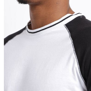 High Quality Men's Basic Baseball Tee Shirts Cotton Polyester Jersey Plus Size Short Sleeves Solid Pattern Blank Contrast Colors - Product Image 6