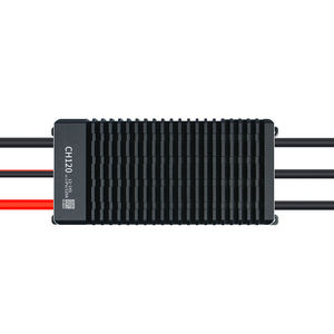 Contrôleur de vitesse CH120 12-24S 120A haute puissance en métal et plastique, moteur sans balais ESC avec BEC IPX4 pour drone agricole, bateau RC - Product Image 5
