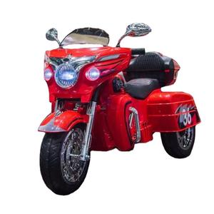 Tricycle électrique style Harley pour enfants et adultes, voiture jouet rechargeable avec double propulsion, capacité 100-200 kg - Product Image 5