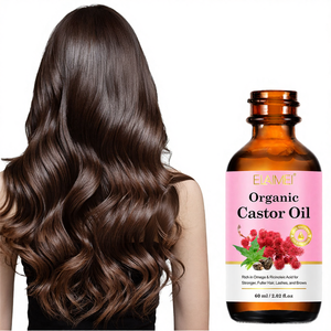 Huile de ricin pure pressée à froid biologique, favorisant la croissance des cheveux, épaississant les cils et les sourcils, formule concentrée sans hexane pour usage domestique - Product Image 4