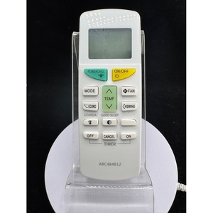 Télécommande de climatiseur EEL ARC470A11, modèle blanc, étanche, de luxe, chaud/froid - Product Image 1