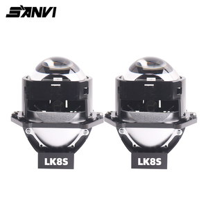 Sanvi Lk8s Bi <span class=keywords><strong>LED</strong></span> 3.0 Vuông Bi <span class=keywords><strong>LED</strong></span> Ống Kính Máy Chiếu Kép Phản Xạ Cup <span class=keywords><strong>LED</strong></span> Chiếu Xe Đèn Pha Máy Chiếu - Product Image 1