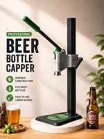 HG01 Machine manuelle de capsulage de bouteilles en verre pour sodas et bières, avec système de verrouillage, pour brassage artisanal