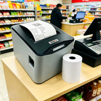 Imprimante thermique de reçus POS WiFi Android USB LAN 83 mm bon marché avec pilote Linux en stock Garantie de 2 ans