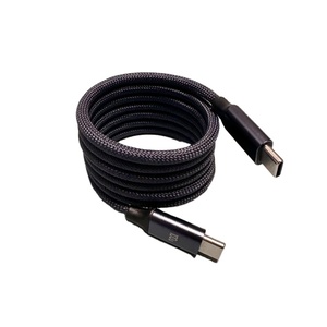 Vente en gros 1m/1.5m/2m Type de <span class=keywords><strong>USB</strong></span>-<span class=keywords><strong>C</strong></span> Charge rapide rétractable <span class=keywords><strong>USB</strong></span> <span class=keywords><strong>C</strong></span> <span class=keywords><strong>c</strong></span>âble magnétique 3A pur cuivre PD100W pour téléphone portable données Nylon - Product Image 5