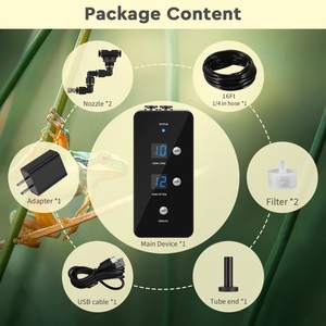 <span class=keywords><strong>Brumisateur</strong></span> automatique pour reptiles, humidificateur pour terrariums avec minuterie, tuyaux de pulvérisation, système de brumisation électronique, arroseur - Product Image 4