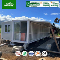 Maison modulaire préfabriquée WELLUCKY, extensible, avec design intérieur complet, transport facile, installation rapide, maison mobile