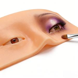 Kit de Entrenamiento Facial de Silicona al por Mayor para Tatuajes Permanentes y Maquillaje, Incluye Ojos y Tablero de Práctica con Máscara - Product Image 3