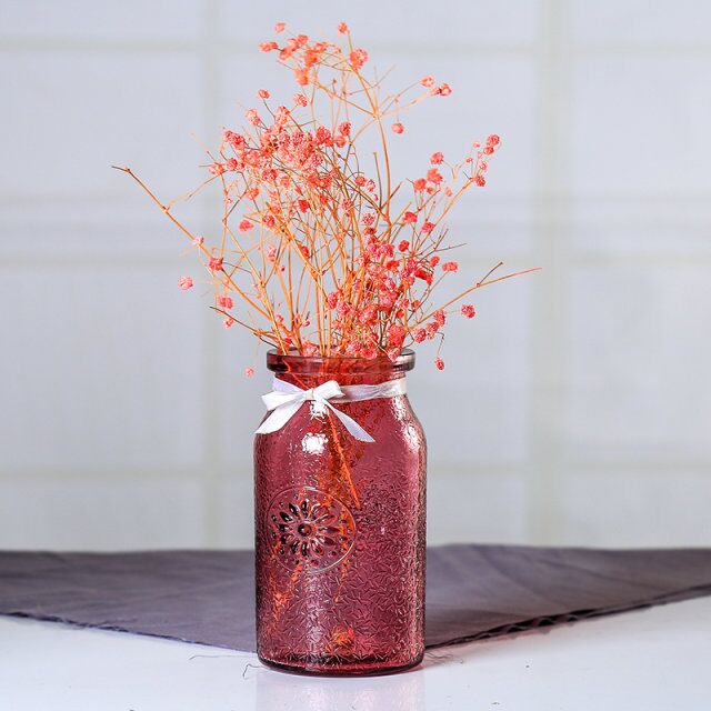 Factory Produced Wholesale Glass Flower Vase for Home Decor