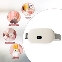 Cinturón de calefacción menstrual portátil, cinturón de masaje para aliviar el dolor menstrual inalámbrico, almohadillas de calentamiento rápido para calambres menstruales
