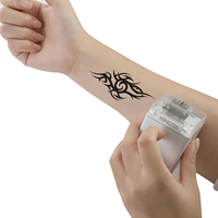 MHT-WG01 mesin cetak tato sementara, mesin tato Mini Diy Printer Inkjet portabel Printer nirkabel Bluetooth Inkjet warna Patter