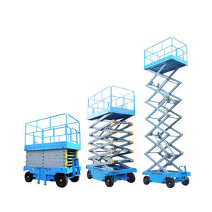 Mobiele schaarhoogwerker, voor gebruik in fabrieken en werkplaatsen, elektrisch hydraulische aandrijving, mobiele hefuitrusting - Product Image 1