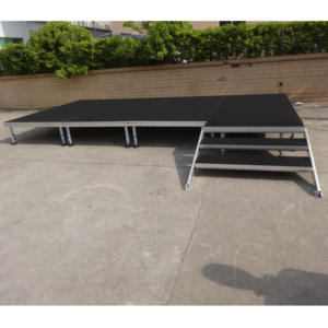 Plateforme de scène modulaire portable en aluminium avec montage facile pour les mariages et les événements en plein air - Product Image 2