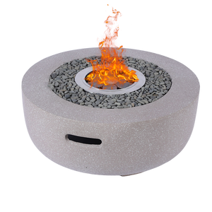 <span class=keywords><strong>Cheminée</strong></span> à éthanol ronde pour foyer de table portable, foyer de table d'intérieur pour la décoration de la maison et du patio - Product Image 4
