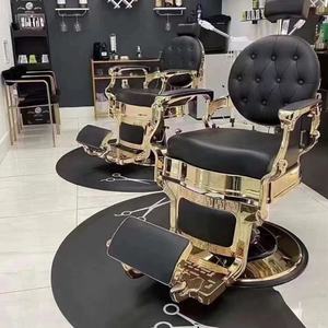 Barbershop Hair Salon <b>Barber</b> Floor Mat Pu Hairdresser Anti-fatigue Function Black Silicone Mat for Hair Stylist - Product Image 3