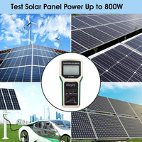 Alat Uji Tegangan Sirkuit Terbuka PV Kamera Tester Meter Tenaga Surya Digital LCD Fotovoltaik MPPT Penguji Panel Surya Multimeter