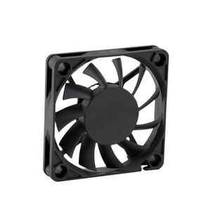 Runda fan OEM ODM tốt nhất bán 12 Volt 60x60 10mm 6010 nhỏ GPU CFM 12 V 24V 5V 60mm DC thông gió tản nhiệt làm mát động cơ quạt - Product Image 1