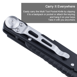 Keychain <span class=keywords><strong>Multitool</strong></span> 8-in-1 đa công cụ nhỏ ngoài trời tiện ích tuốc nơ vít mở chai Bền và di động tuyệt vời món quà giáng sinh - Product Image 5