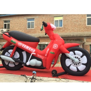 Hot Sale Customized PVC <b>Inflatable</b> Motorcycle Model Custom Cartoon 300 Custom <b>Inflatable</b> Motorcycle for Outdoor Play and - Product Image 4