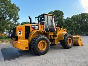 รถตักล้อยาง Caterpillar 966H สีเหลือง อุปกรณ์ก่อสร้างสำหรับงานหนัก พร้อมเครื่องยนต์และชิ้นส่วนหลัก น้ำหนัก 20 ตัน - Product Image 1