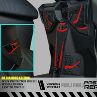 For Yamaha MT-09 Compatible Rubber Carbon Fiber Water Resistant Anti-Slip Fuel Tank Pad Body Protector Sticker Motorcycle