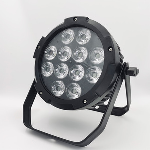 ไฟพาร์ LED RGBWAUv กำลังไฟ 12x18W กันน้ำกลางแจ้ง IP65 สำหรับงานเวทีในเมือง งานแต่งงาน ปาร์ตี้ และคลับ - Product Image 5