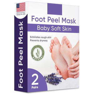 Private Label Wholesale <b>Moisturizing</b> Exfoliating Foot Mask <b>Socks</b> Lavender Feet Exfoliating Foot Mask - Product Image 3