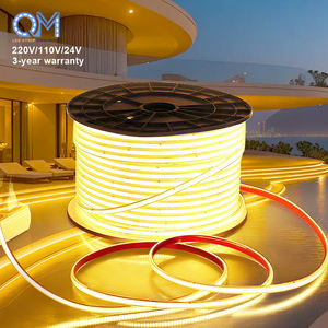 Tira de Luces <span class=keywords><strong>LED</strong></span> <span class=keywords><strong>COB</strong></span> sin Puntos, 110v, sin Controlador, IP65 Impermeable, Rollo de 100m, PVC, 220v, Personalizable, Tiras de <span class=keywords><strong>LED</strong></span> - Product Image 1