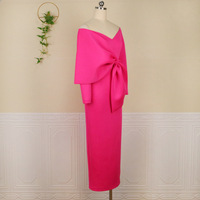 Robe de soirée moulante élégante pour femme, manches longues, dos nu, col en V, vente de liquidation, unie, mi-longue