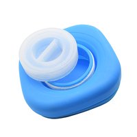 Seau à eau portable en silicone pour voiture d'extérieur Conteneur d'eau pliable flexible Camping Grand réservoir d'eau pliable