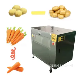 Eenvoudige Reiniging Professionele Roze Dunschiller Industriële Aardappelschilmachine Wortelgroenten Reinigingsmachine