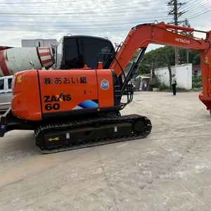 มือสอง HITACHI Zx60ตีนตะขาบรถขุด6ตันพร้อมเครื่องยนต์กระปุกเกียร์ปั๊ม PLC 2018 30KW 1015ชั่วโมง - Product Image 1
