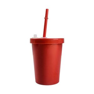 Gobelet réutilisable en plastique personnalisé de 12 oz avec couvercle anti-fuite et paille, logo personnalisé, pour fêtes et événements, comme cadeaux - Product Image 3