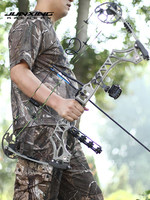 Arco de doble uso Dragon Claw X8 PRO estilo militar, conjunto de arco y flecha de aleación de acero, arco recurvo con polea para tiro con arco al aire libre