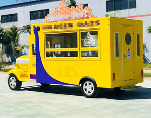 2025 Popular Venta superior Camión de comida rápida Café Bebida Catering móvil Concesión Helado Remolque Van Quiosco Autobús para la venta - Product Image 2