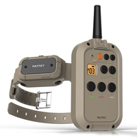 Wasserdichte 3000FT Fernbedienung Pet Stop Barking Warnton Vibrieren Statischer Schock Wiederauf lad bares Hunde-Anti-Bark-Trainings halsband