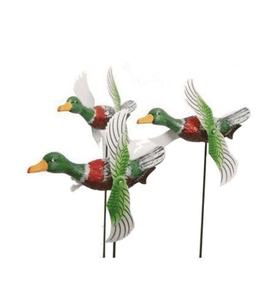 Buiten Tuin Ornament Kids Speelgoed <span class=keywords><strong>Plastic</strong></span> <span class=keywords><strong>Wind</strong></span> Spinner Benodigdheden Vliegende Eenden Windmolen Stick - Product Image 1