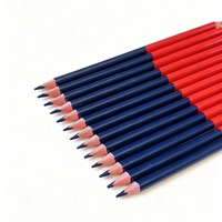 Vente directe d'usine Crayons de couleur en bois double face de forme triangulaire de 7 pouces Emballage personnalisé avec logo pour la certification EN71