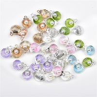 Coloré émail perle coquille pendentif résultats de bijoux bricolage boucles d'oreilles collier Bracelet alliage breloques