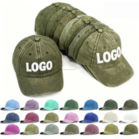 Casquette de baseball en coton brodée sur mesure, casquette snapback à profil moyen délavée, unisexe, polyvalente, gorra personnalisée