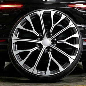 20x8.5 锻造6061-T6铝合金轮毂 ET30 5x120 CB62.5 枪灰色机械加工面轮圈 适用于宝马X3 X5 X6 I4 I5改装 - Product Image 3
