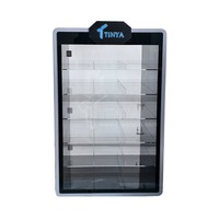 Nouveaux produits : Présentoir de bureau en acrylique pour cigarettes et tabac avec porte verrouillable, cartes pop-up, vitrine en acrylique électronique