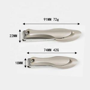 Cortaúñas de Acero Inoxidable Resistente Color Oro Rosa y Rosa con Logotipo Personalizado - Product Image 2