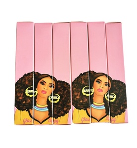 Custom Own Label Printed Small Size Lipgloss Lipsticks Tube Packaging Paper Box