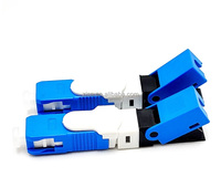 Conector Rápido de Fibra Óptica de Mejor Rendimiento, Empalme en Frío de Montaje Rápido SC UPC APC PC ST FC LC SM MM, Cable de Bajada FTTH Preincrustado Impermeable
