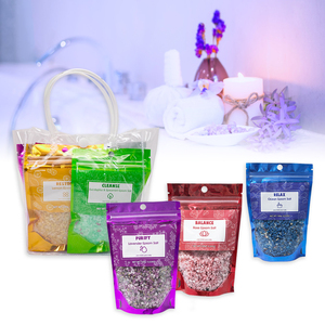 Bombes de bain naturelles de luxe faites à la main en provenance de l'Himalaya, huiles essentielles, fleurs séchées, sel de l'Epsom, mélange hydratant pour SPA, fabrication OEM - Product Image 5