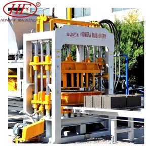 हाइड्रोलिक कंक्रीट ब्लॉक ईंट बनाने की मशीन थोक छूट के साथ Qt6-15 कस्टम समाधान को संचालित करना आसान - Product Image 1