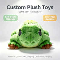 Peluche grenouille kiwi personnalisée verte, motif tranches de kiwi au dos, jouet en peluche doux de dessin animé