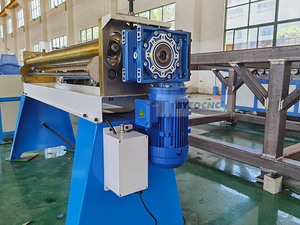 電気/手動3ロール小型シートローラー曲げ機HVACラウンドダクトスリップロール機 - Product Image 6